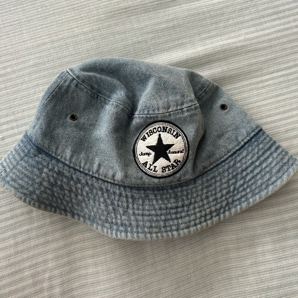 Wisconsin All Star Denim Bucket Hat